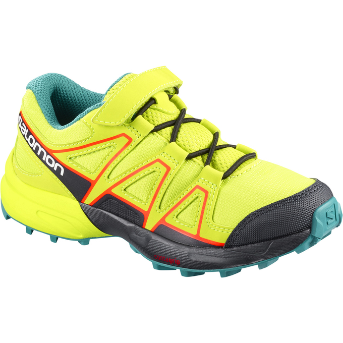 Salomon Trail Løbesko Børn Gul / Sort - SPEEDCROSS BUNGEE K (LWECO-6530)